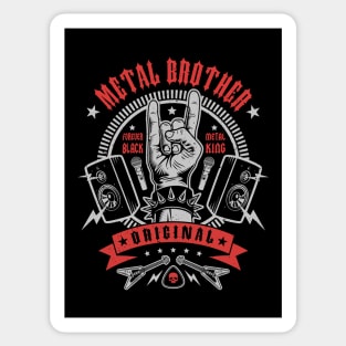 Metal Brother Sticker